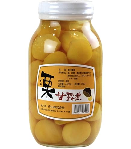 Amazon.co.jp: プロフーズ 小倉缶詰 渋皮付栗甘露煮M3 1100g レトルト